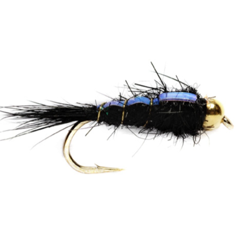 BH Flashback Hare's Ear Nymph Black 12