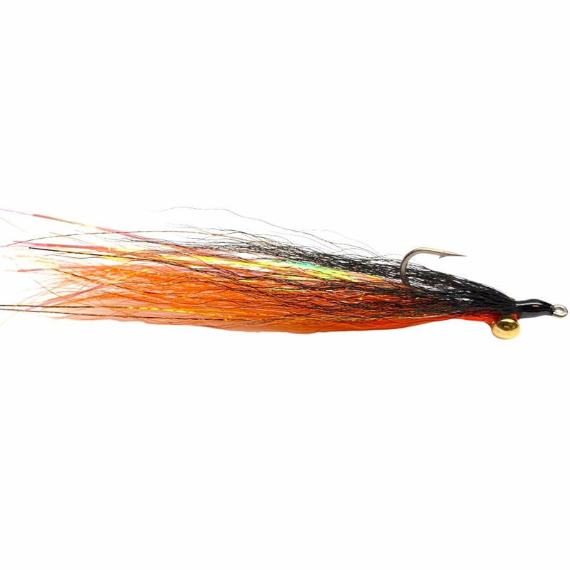 Clouser Minnow Black Over Orange 2