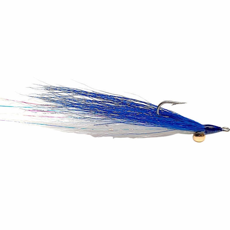 Clouser Minnow Blue Over White 2