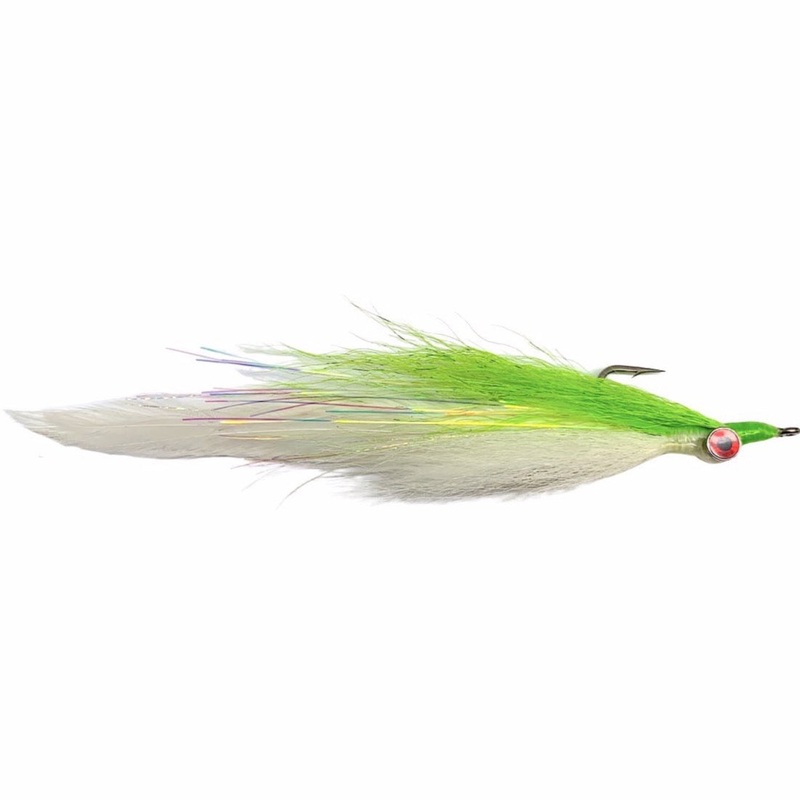 Half And Half 2/0 Chartreuse Over White