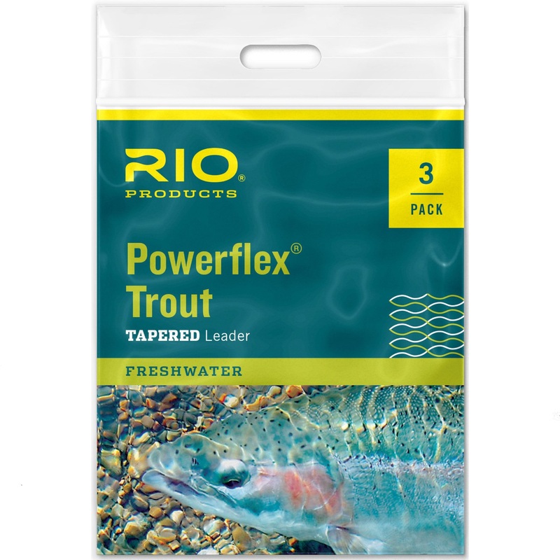 RIO Powerflex Trout Leader 3 Pack 0X