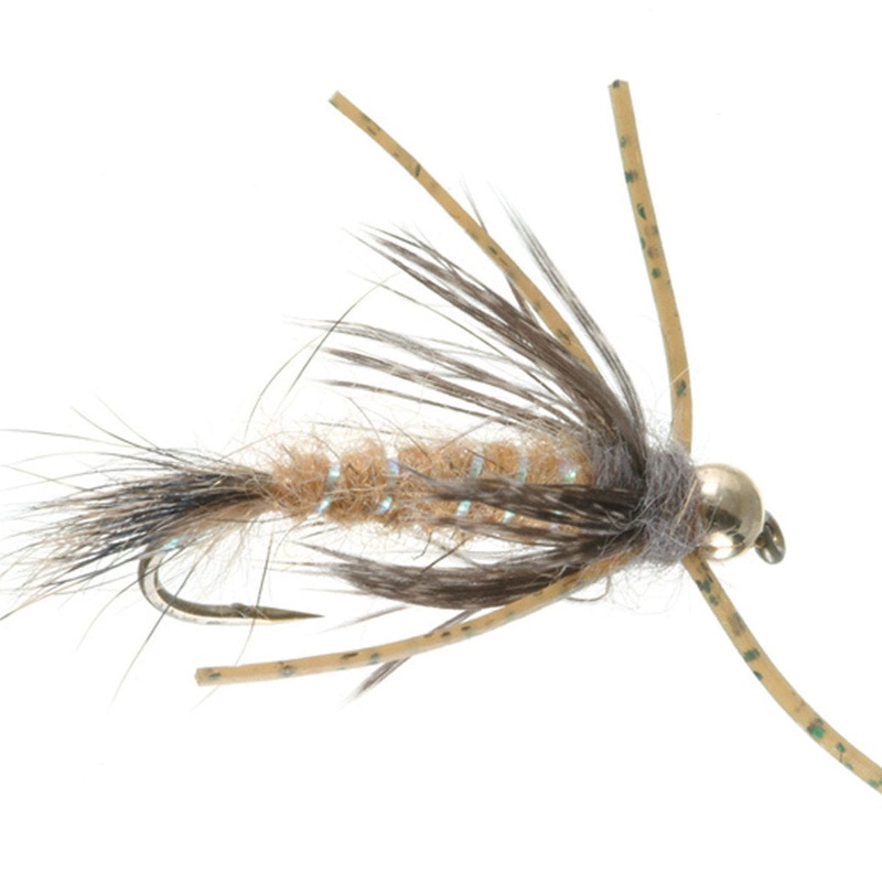 Rubber Leg Bead Head Fox Squirrel Nymph 10