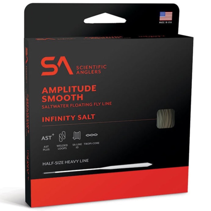 SA Amplitude Smooth Infinity Salt Fly Line WF7F