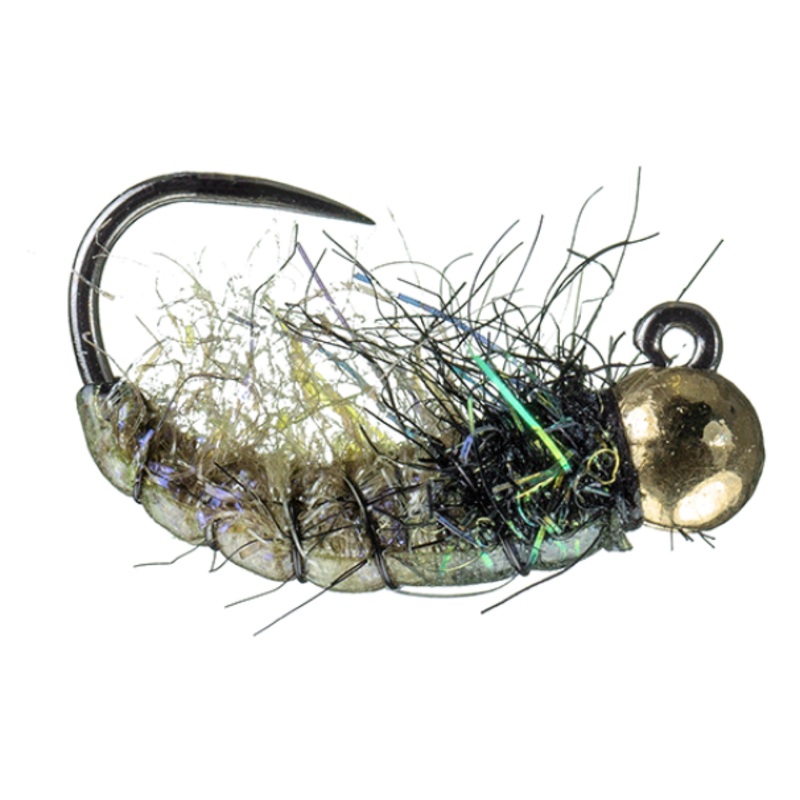 Jig Caddis Pupa Uv Olive 12