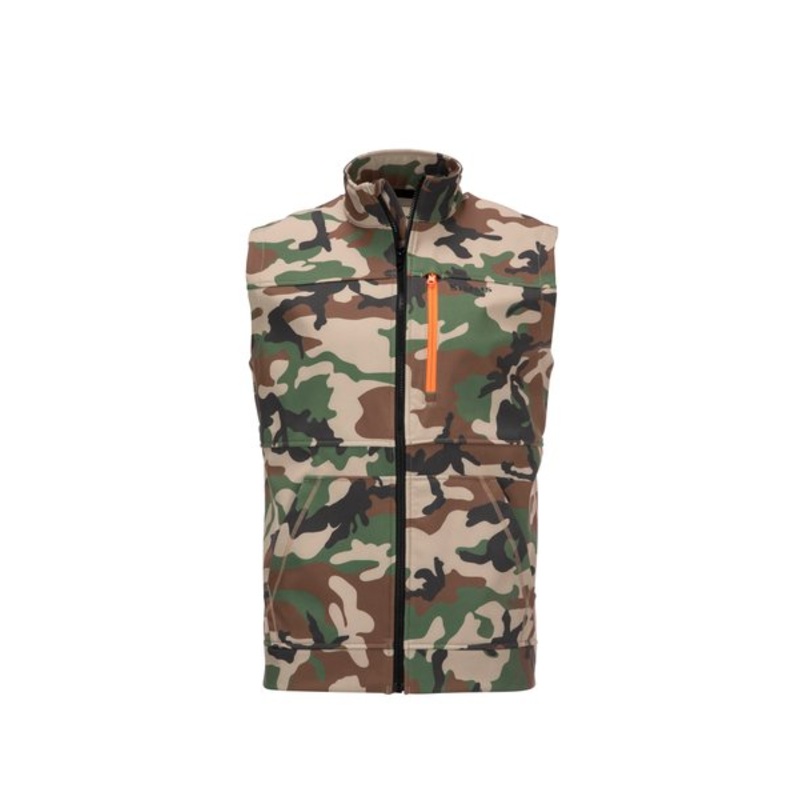 Simms Rogue Vest L Woodland Camo
