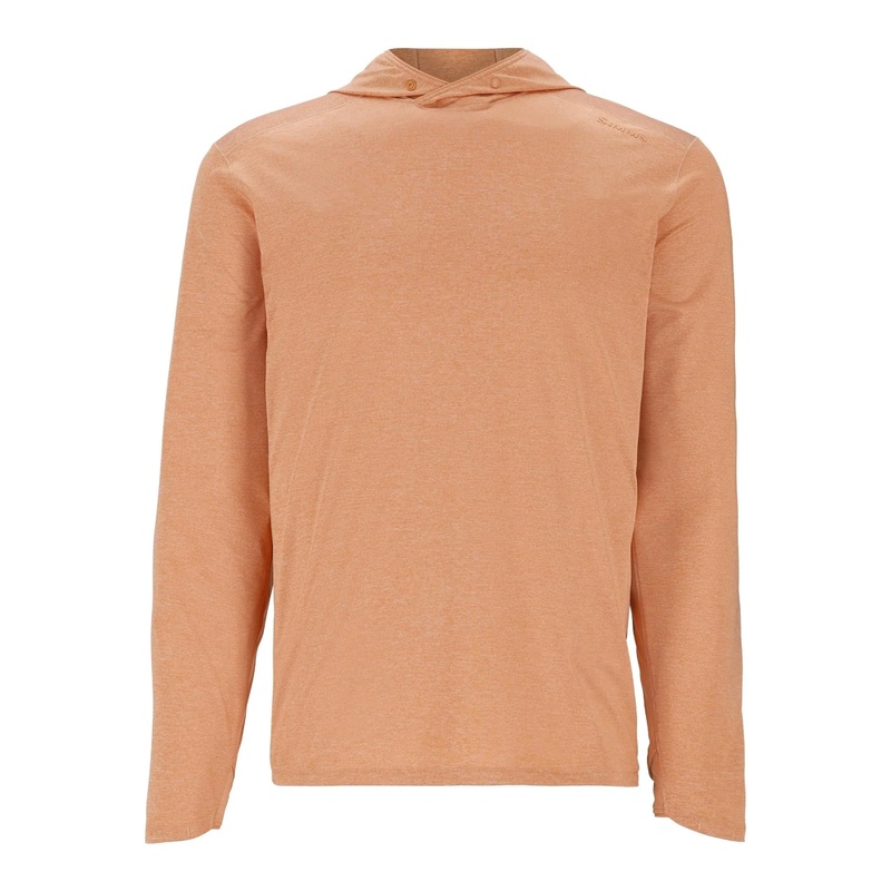 Simms Solarflex Hoody Orange Maple Heather Medium