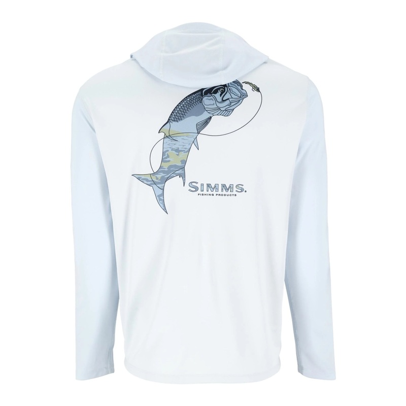 Simms Tech Hoody Artist Series Bimini Tarpon Medium