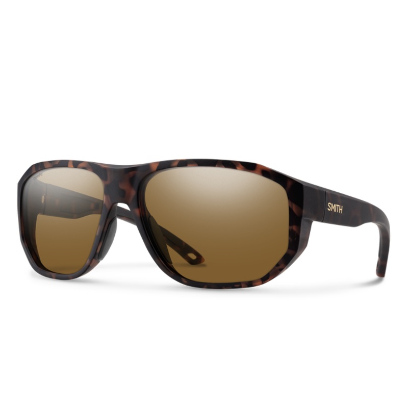 Smith Outrigger Matte Tortoise ChromaPop Glass Polarized Brown Lens Sunglasses