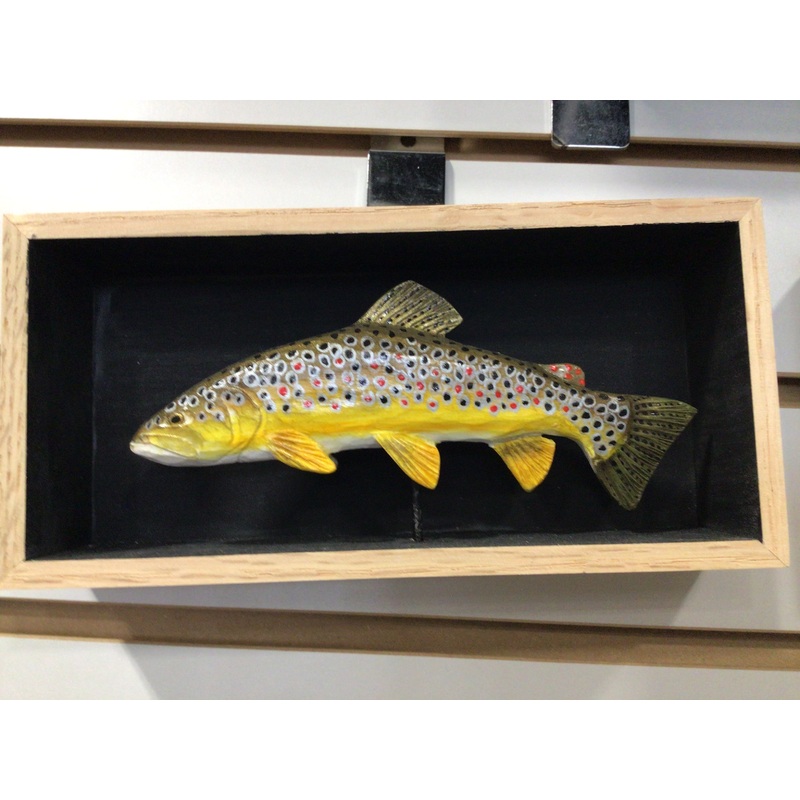 Batchik shadow box brown trout