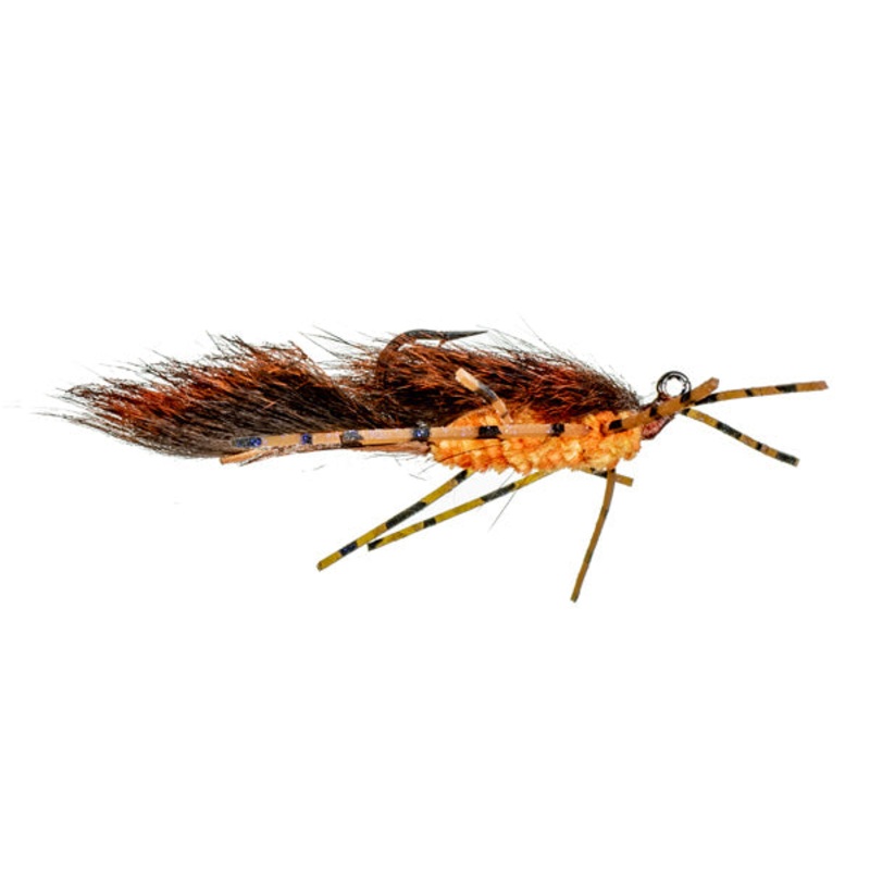Jig Squirdle Bug Fly Craw over Rust/Orange 8