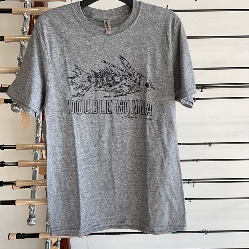 Umpqua Fly Guy Gonga Heather T-Shirt M