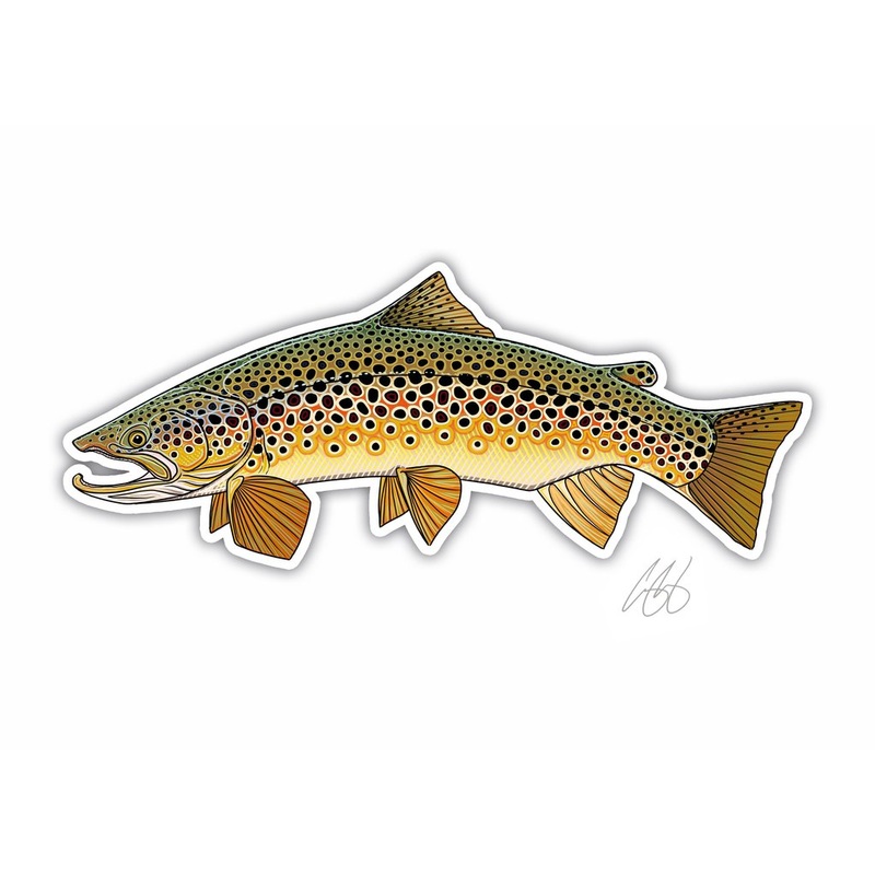 Underwood Brown Trout Decal