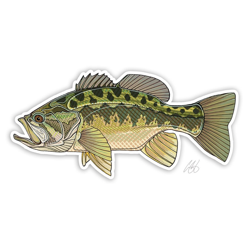 Underwood Largemouth Bass Decal