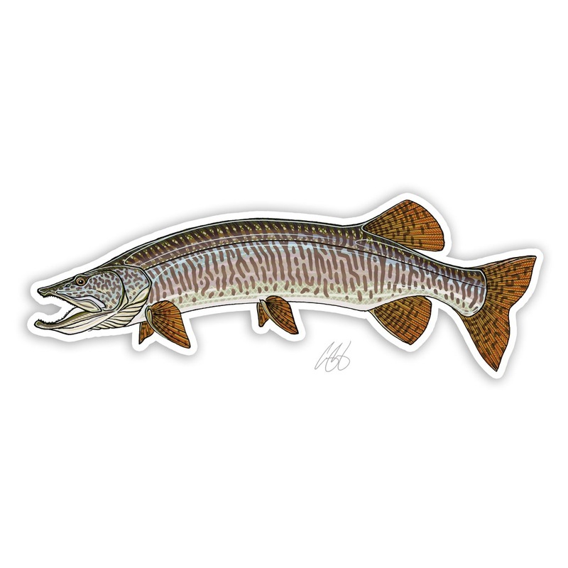 Underwood Musky Decal