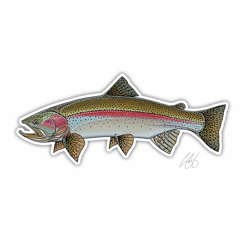 Underwood Rainbow Trout Decal