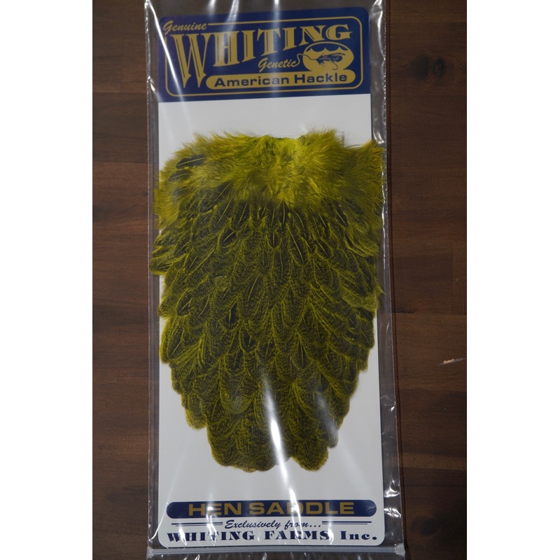 Whiting Farms American Hen Saddle Grizzly