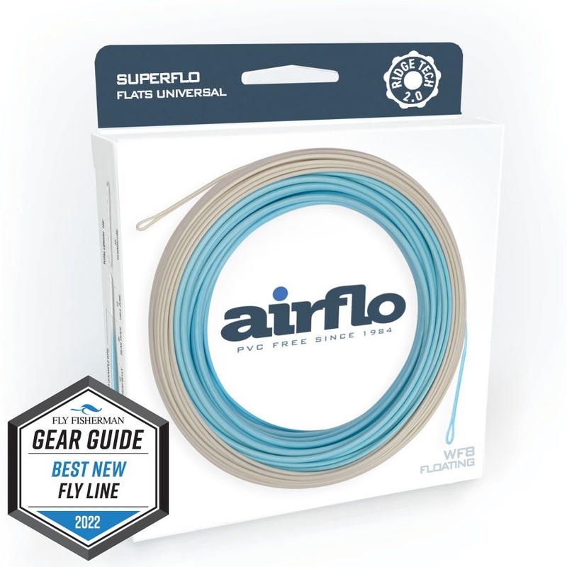 Airflo Superflo Ridge 2.0 Flats Universal Float Fly Line WF-7-F Sky/Cloud