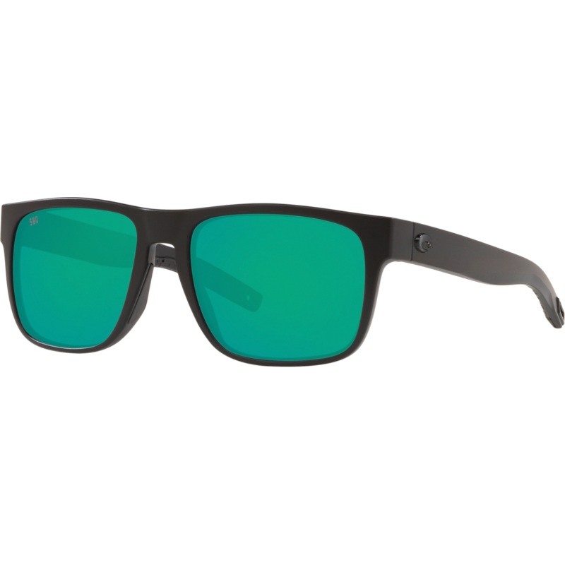 Costa Spearo Sunglasses Blackout Frame Green Mirror 580 Glass