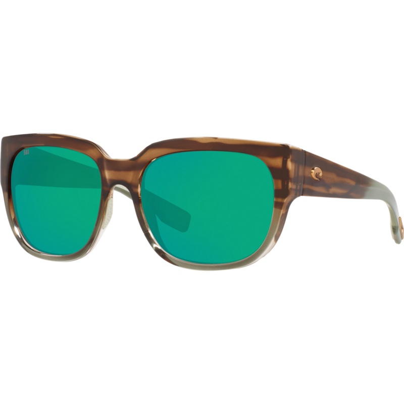 Costa Waterwoman Ii Sunglasses Shiny Ocean Jade Green Mirror 580 Glass