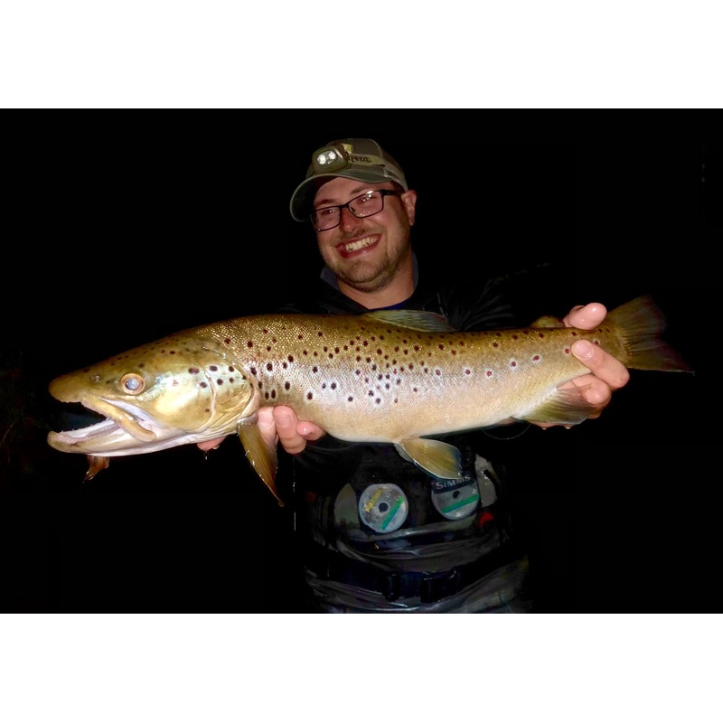 Fly Fishing at Night for Extra Large Brown Trout 7/9 at 6:30 pm