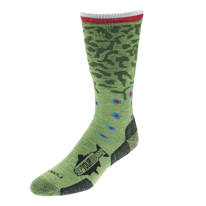 Rep Your Water Trout Socks Medium Brook Trout