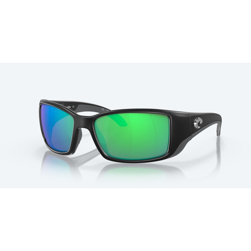 Costa Blackfin Sunglasses Matte Black Green Mirror 580G