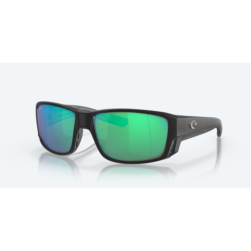 Costa Tuna Alley Pro Sunglasses Black Green Mirror 580 Glass