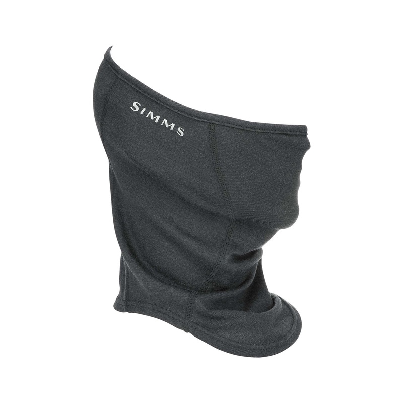 Simms Lightweight Wool Neck Gaiter - Carbon Carbon