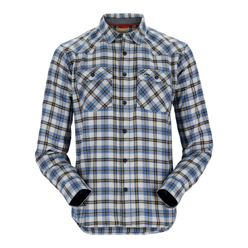 Simms Santee Flannel M Admiral Blue/Navy Camp Plaid