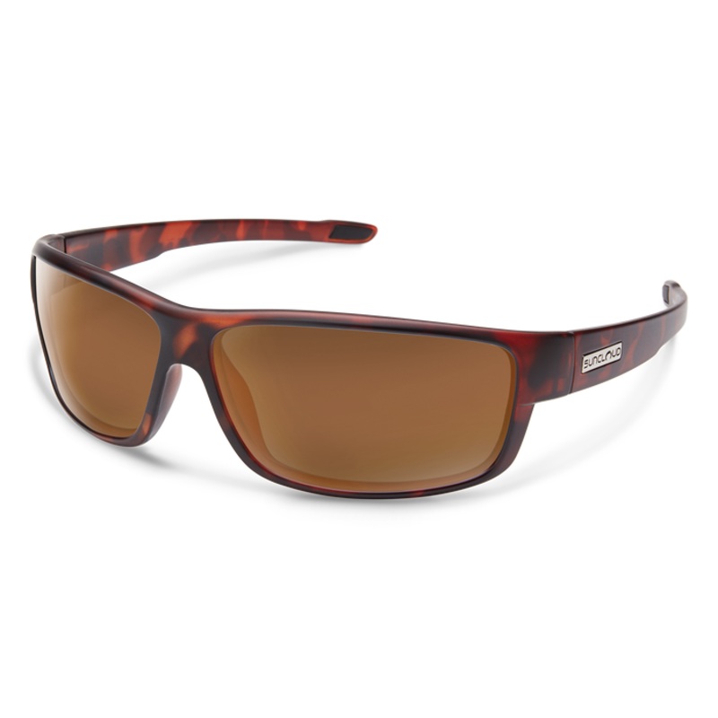 Suncloud Voucher Sunglasses Matte Tortoise Polarized Brown