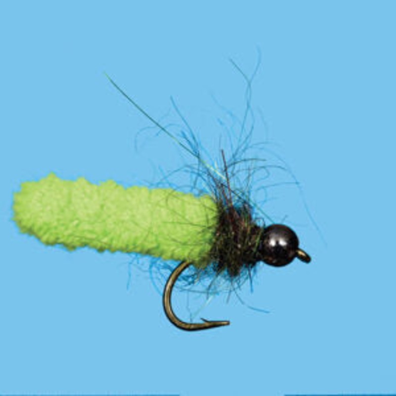 Bead Head Mop Fly Chartreuse 12