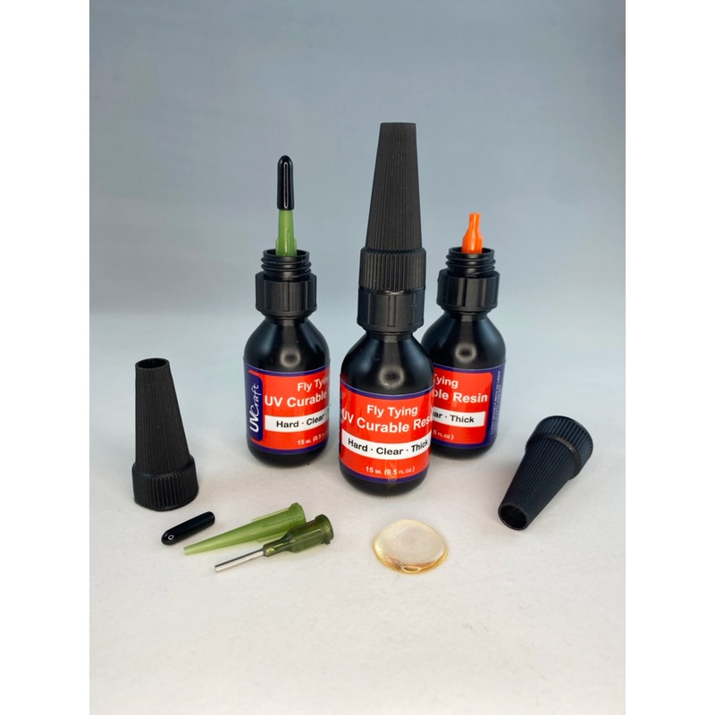 Hard - Clear - Thick UV Resin - 1/2oz