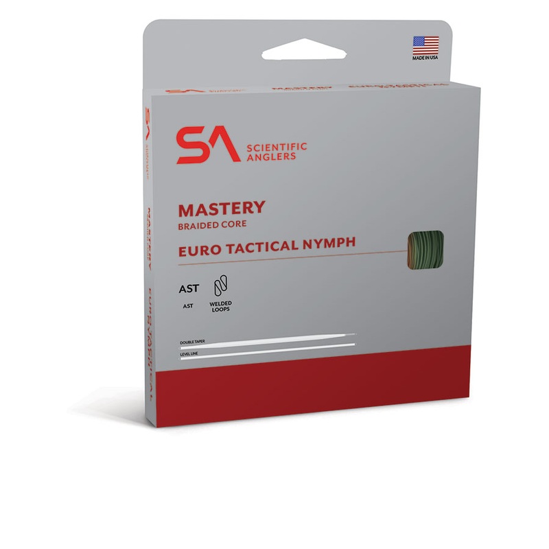 Scientific Anglers Euro Nymph Braided Core Level - MASTERY COMPETITION (.022" Diameter)