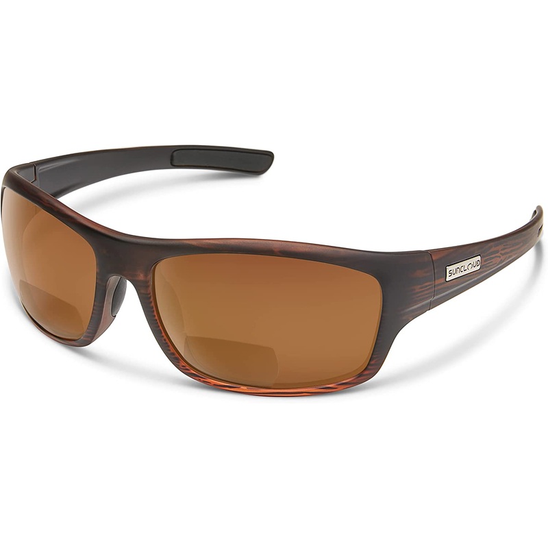 Suncloud Cover Sunglasses 1.5 Readers Burnished Brown Polarized Brown & 1.5 Reader