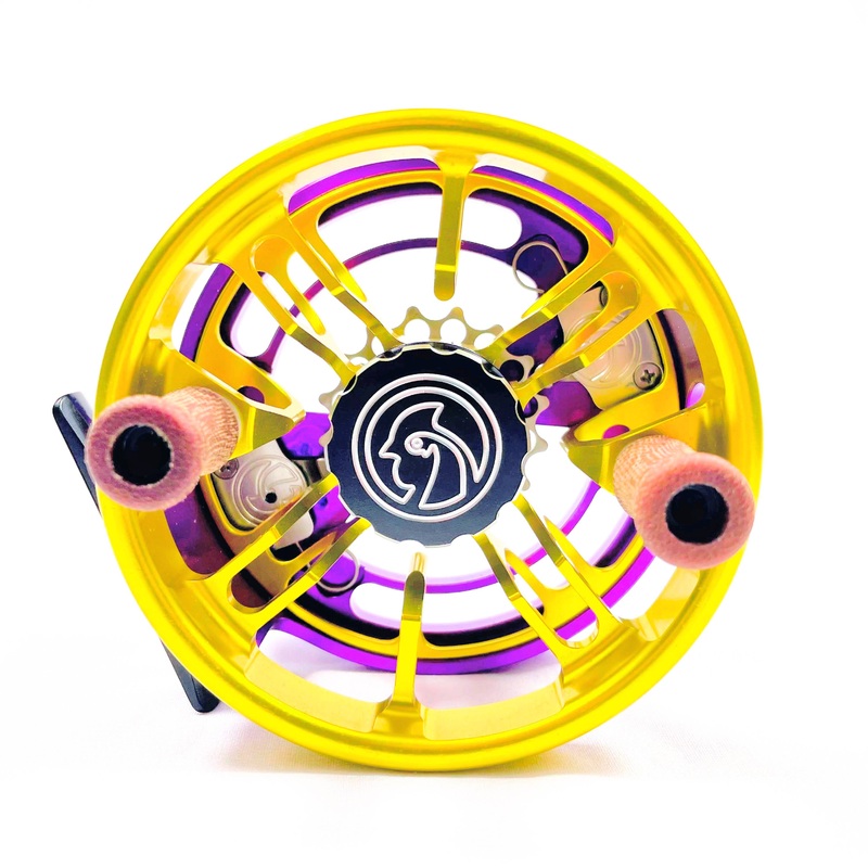 Cubalaya Fair Chase G2s 6-8wt Click Pawl Fly Reel Mardi Gras