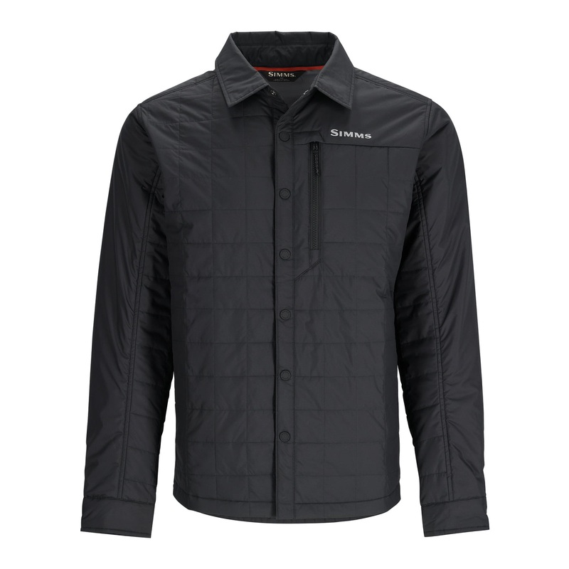 Fall Run Hybrid Shacket M Black