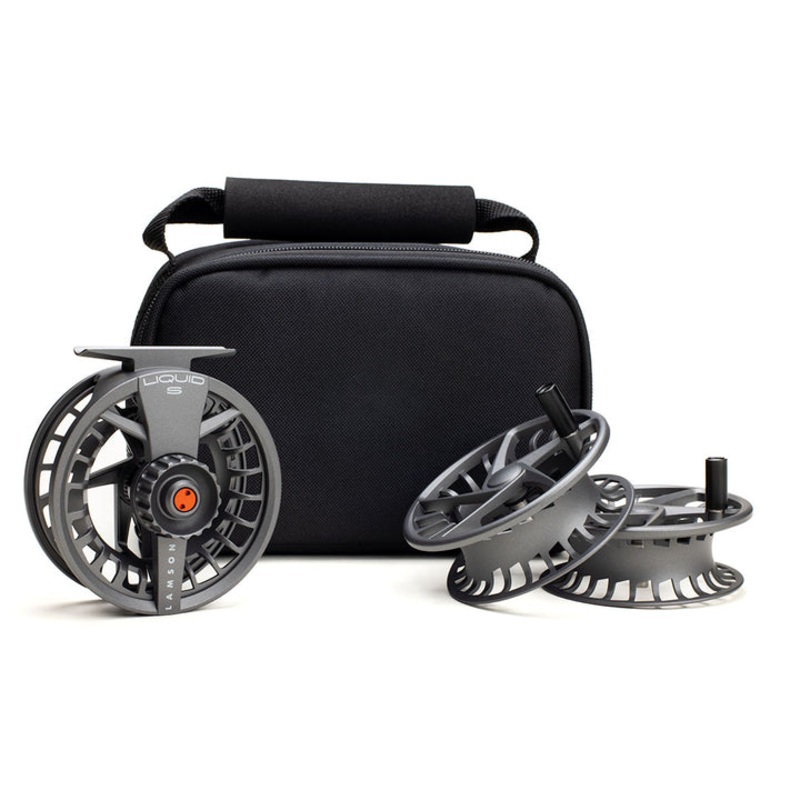 Lamson Liquid S 3-Pack Fly Fishing Reel & Spools Smoke | 5+