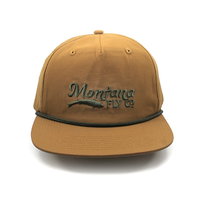 MFC Flatbill Snapback - Retro Fish Logo Umber