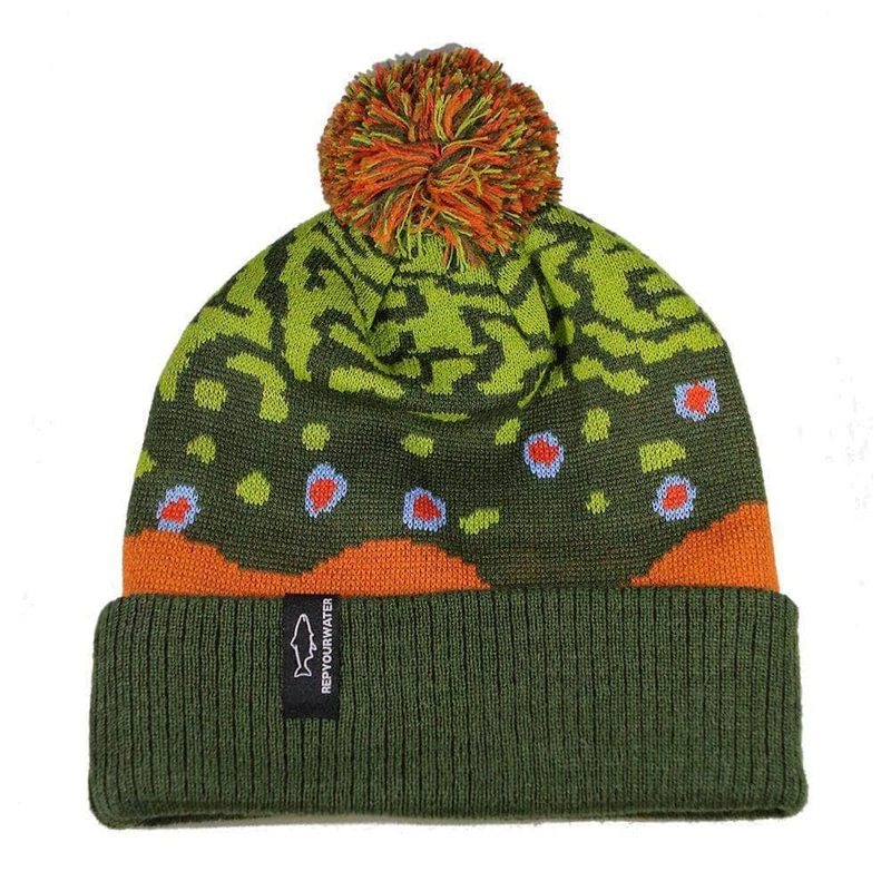 RepYourWater Brook Trout Skin 2.0 Knit Hat