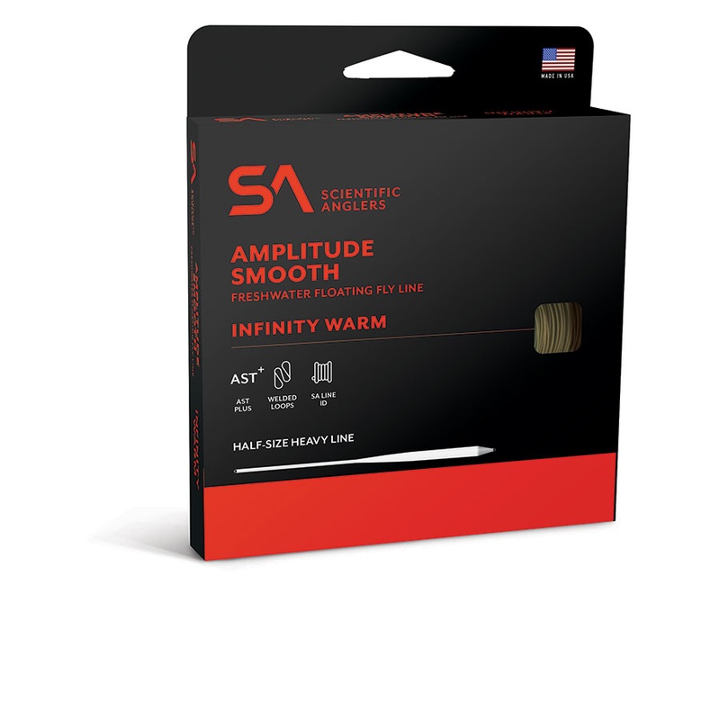 Scientific Anglers AMPLITUDE SMOOTH INFINITY WARM WF-5-F MIST GREEN/BRONZE/TANNIC