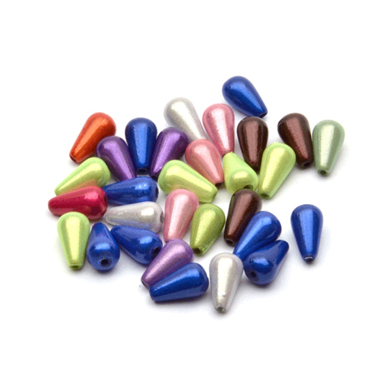 MFC Teardrop Streamer Beads Assorted | 6mm