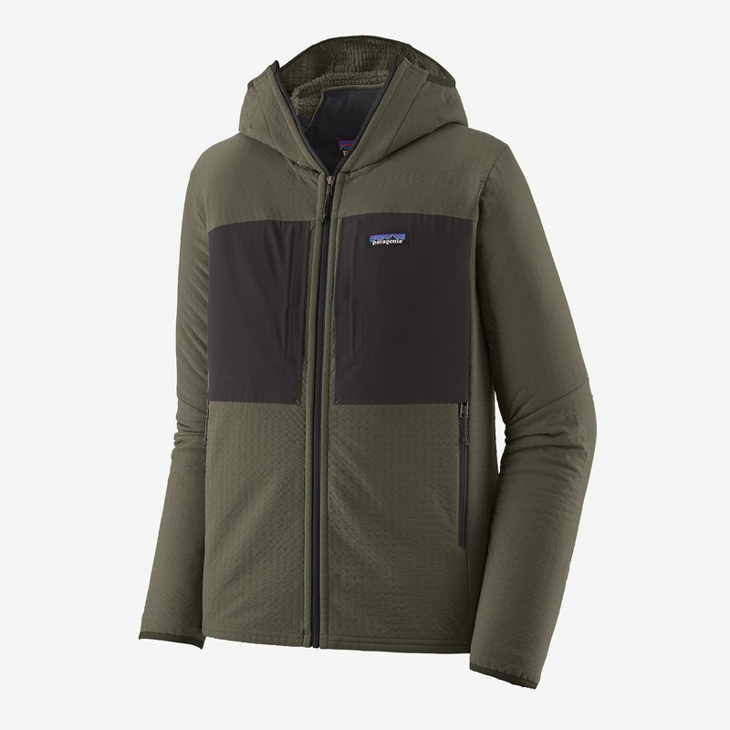 Patagonia R2 TechFace Hoody M | Pine Needle Green