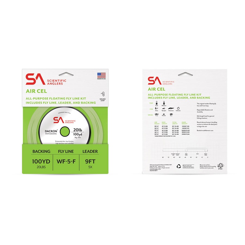 Scientific Anglers AIR CEL - FLY LINE KIT WF-5-F