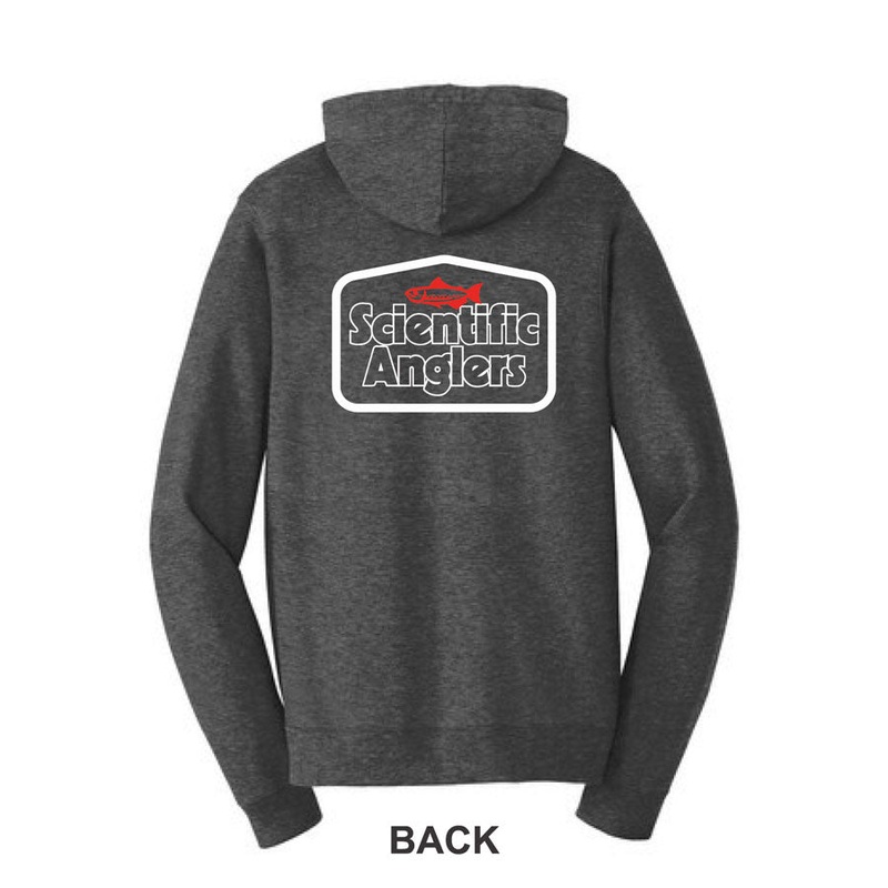 Scientific Anglers RETRO LOGO HOODIE M Dark Heather