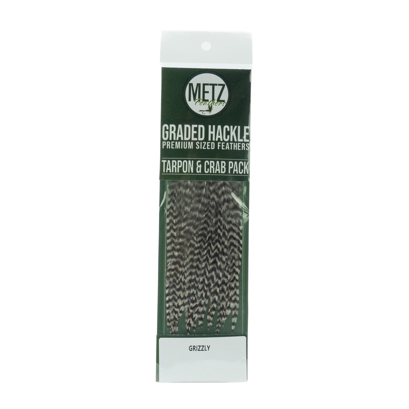 Umpqua Metz Hackle Tarpon / Crab Pack Grizzly Tan