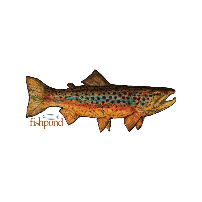 Fishpond Local Sticker - 6"