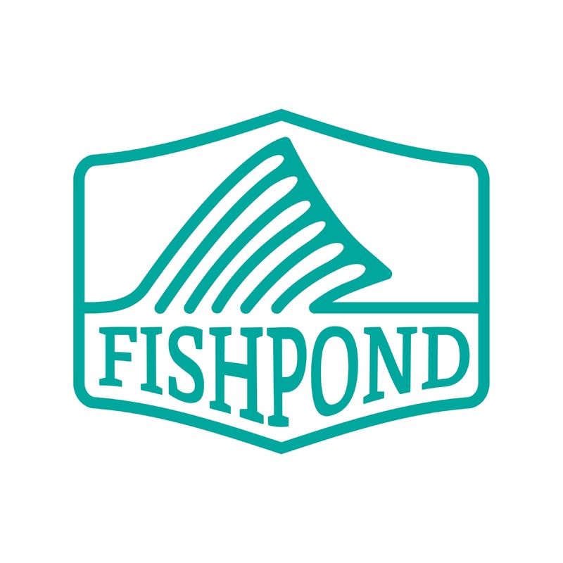 Fishpond Thermal Die Cut Sticker - Dorsal Fin 4" | Aqua
