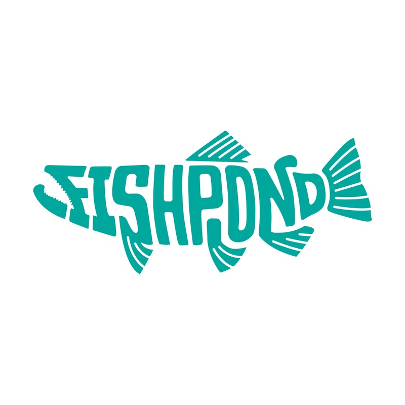 Fishpond Thermal Die Cut Sticker - Pescado 4" | Aqua