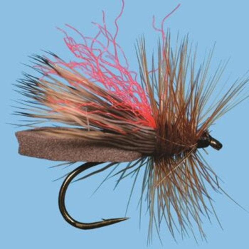 Hi-Vis Foam Caddis 14 Brown