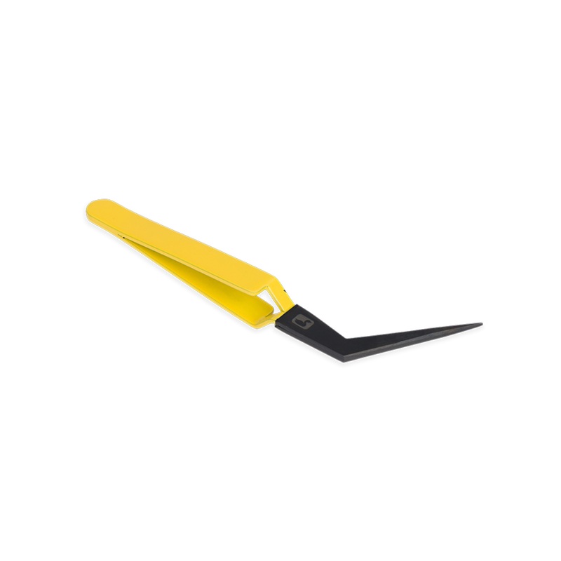 Loon Outdoors Mini Curved D-Loop Tweezer Yellow